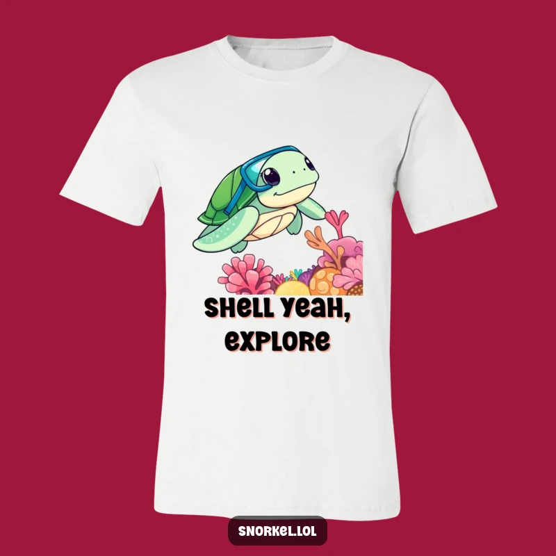 Funny Turtle Snorkeler T-Shirt: Adventure Awaits, Perfect Gift!